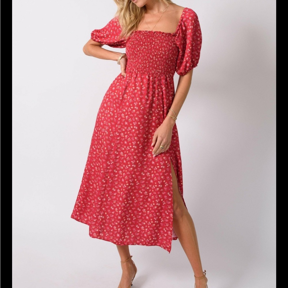 Resa Kaia Midi Dress in Flora